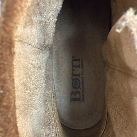 Born Women’s 9 Moraga Brown Suede Buckle Zip Boho Ankle Comfort Boots EUC - Picture 7 of 10